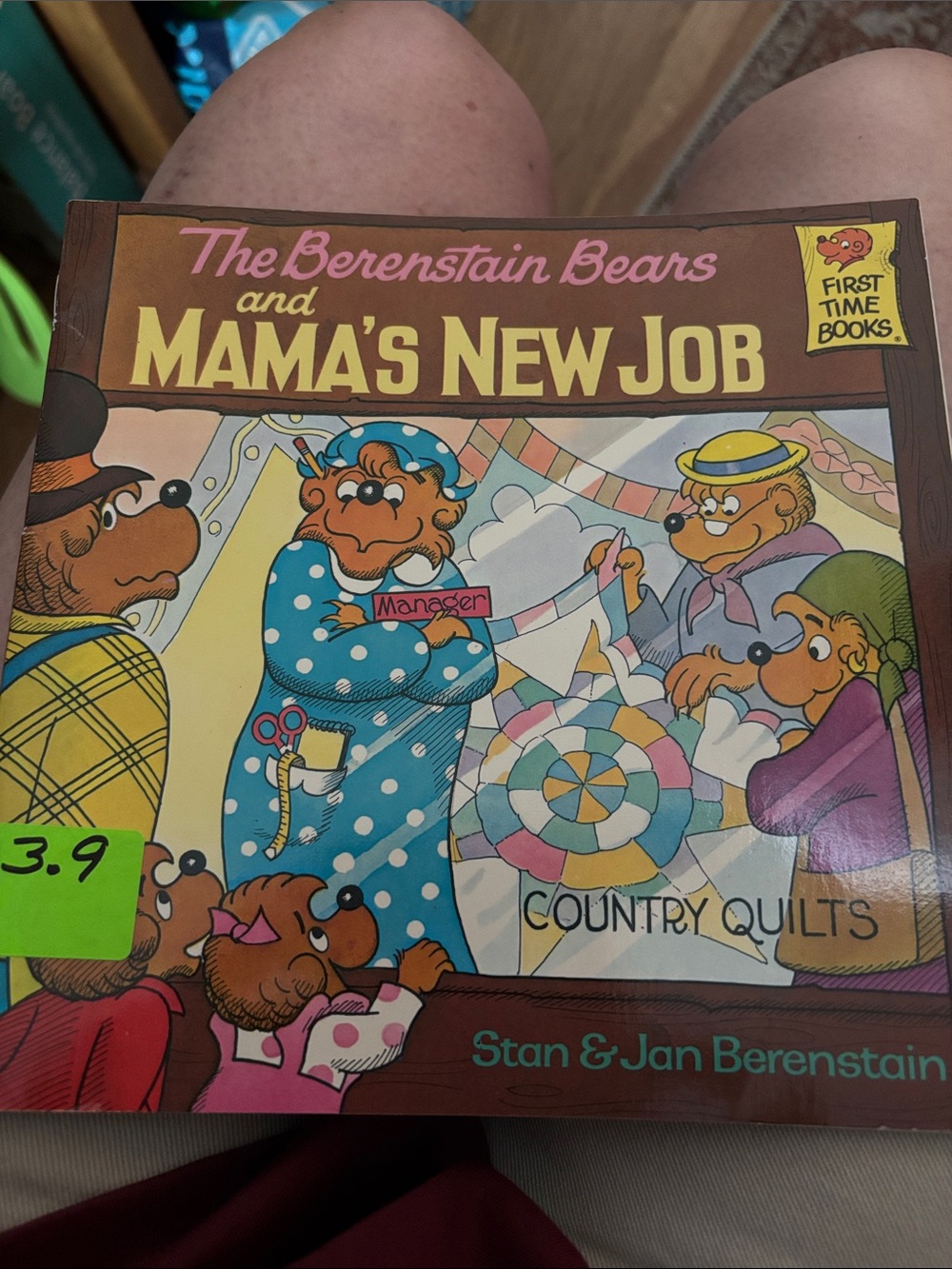 The Berenstain Bears Mama's New Job - Blue Cover Kids Book